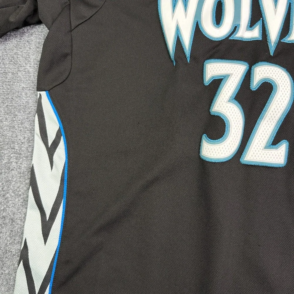 Adidas Swingman Jersey Men's M +2 Karl Towns 32 Timberwolves NBA Black Stitched
